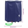 Pikkukuva 11 / 11: vidaXL Taitettava vesisäiliö hanalla 1250 l PVC