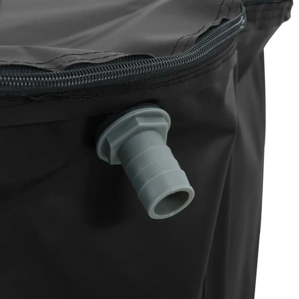 vidaXL Vattentank med kran vikbar 500 L PVC