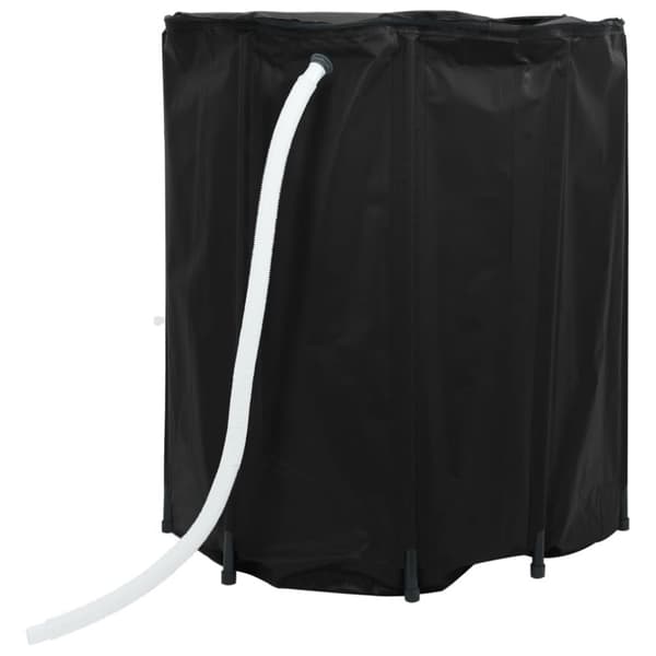vidaXL Taitettava vesisäiliö hanalla 1250 l PVC