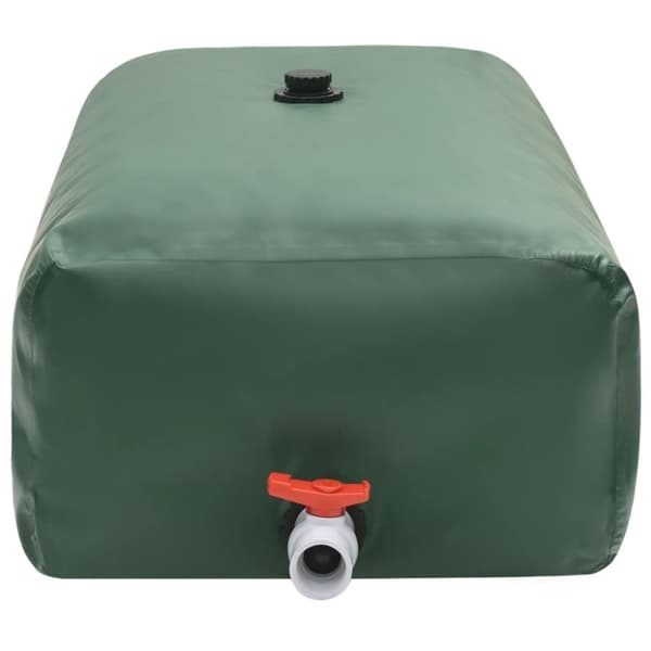 vidaXL Taitettava vesisäiliö hanalla 500 l PVC