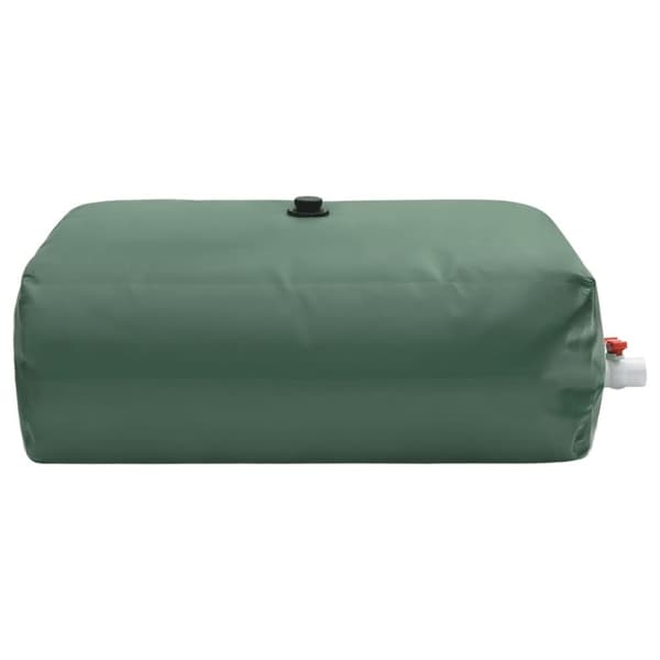 vidaXL Taitettava vesisäiliö hanalla 500 l PVC