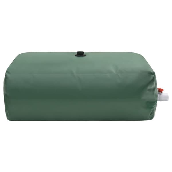vidaXL Taitettava vesisäiliö hanalla 670 l PVC