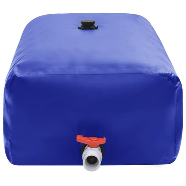 vidaXL Vattentank med kran vikbar 500 L PVC
