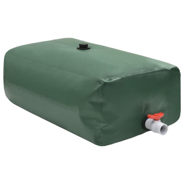 vidaXL vandtank med hane sammenfoldelig 360 l PVC