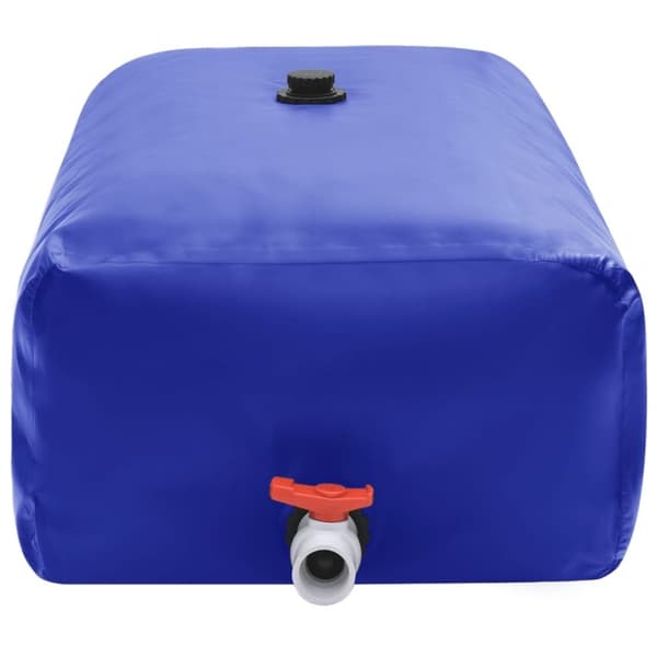 vidaXL Vanntank med kran sammenleggbar 360 L PVC