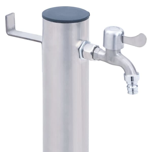 vidaXL Puutarhan vesipylväs 40 cm ruostumaton teräs pyöreä -  Kastelu