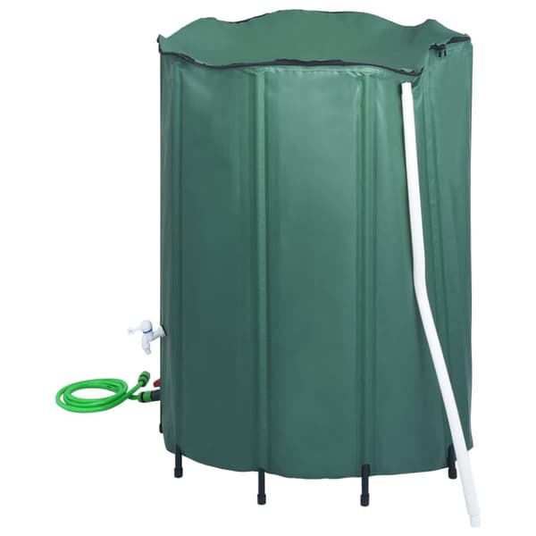 vidaXL Regntunna hopfällbar med kran 1250 L -  Bevattning