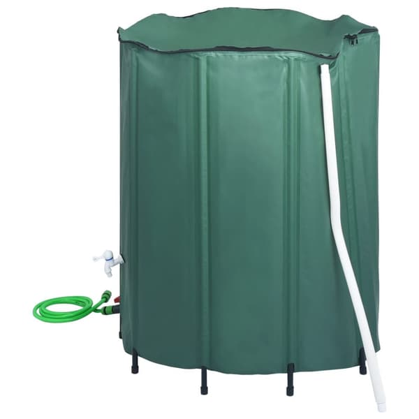 vidaXL Regntunna hopfällbar med kran 1000 L -  Bevattning