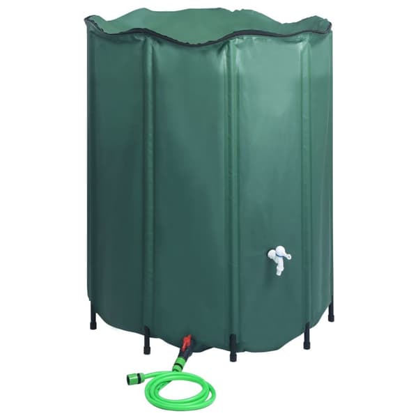 vidaXL Regntunna hopfällbar med kran 1000 L -  Bevattning