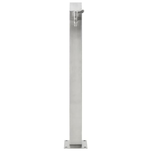 The Living Store Puutarhan hanapylväs neliskulmainen ruostumaton teräs 95 cm -  Kastelu