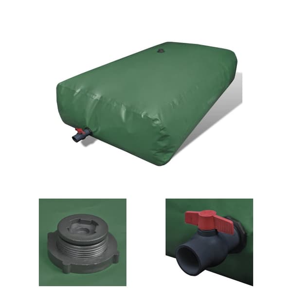 The Living Store Kokoontaitettava vesisäiliö PVC 3 000 l -  Kastelu