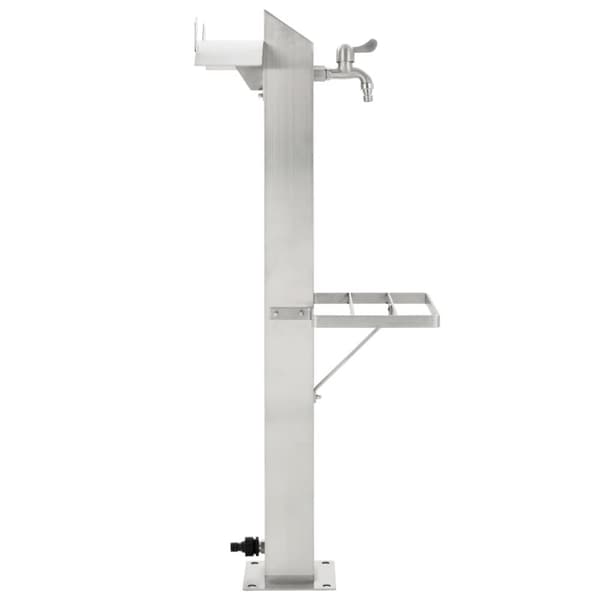 Kastelu - Living Puutarhan hanapylväs neliskulmainen ruostumaton teräs 95 cm