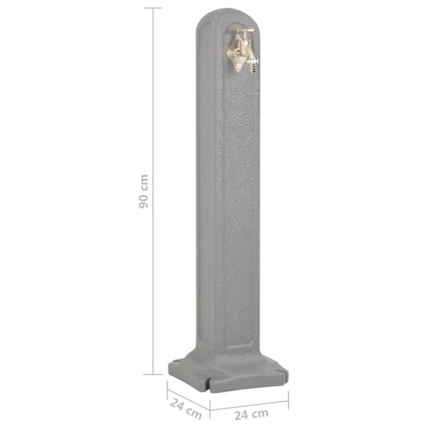 Bevattning - Living Vattenpost grå stenimitation