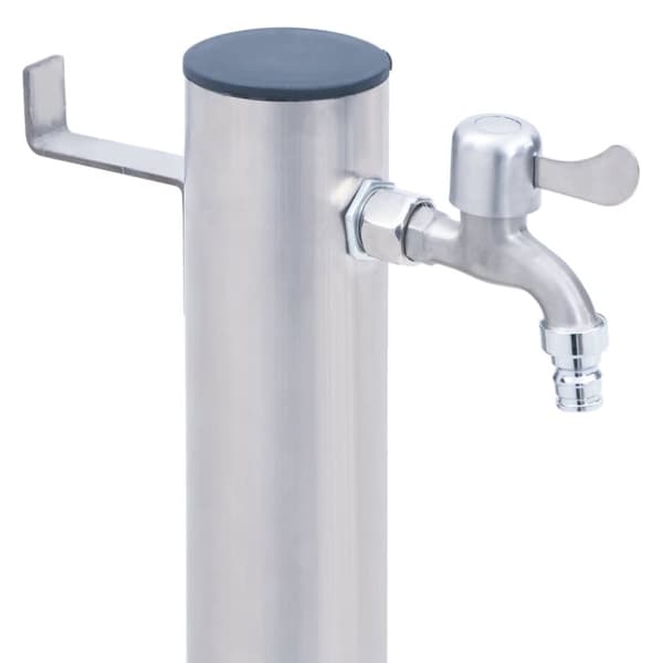 Puutarhan vesipylväs 60 cm ruostumaton teräs pyöreä - Vesipylväs - Vesipylväät - Home & Living