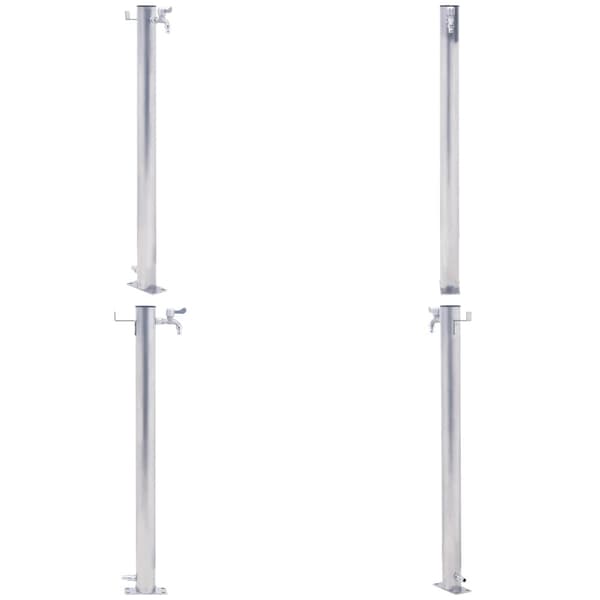 Vattenpost 40 cm rostfritt stål rund - Vattenpost - Vattenposter - Home & Living
