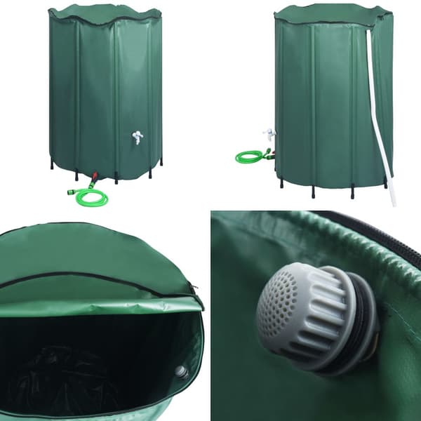 Regntunna hopfällbar med kran 1350 L - Regntunna - Regntunnor - Home & Living