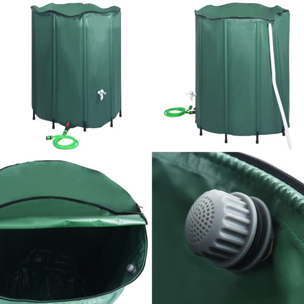 Regntunna hopfällbar med kran 1000 L - Regntunna - Regntunnor - Home & Living