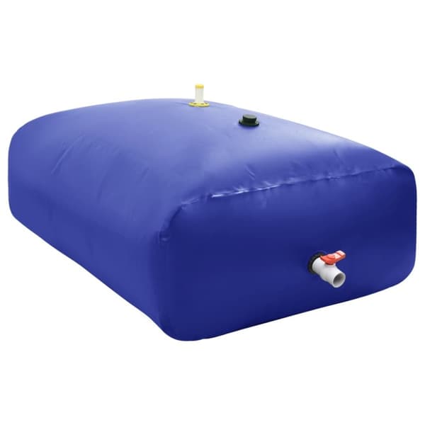 vandtank med hane sammenfoldelig 3000 l PVC