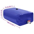 Miniatyrbillede 7 af 7: vandtank med hane sammenfoldelig 360 l PVC