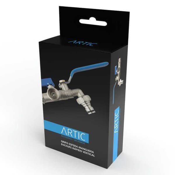 Artic 1/2´´x3/4´´x3/4´´ Kugleventil Hurtigkobling
