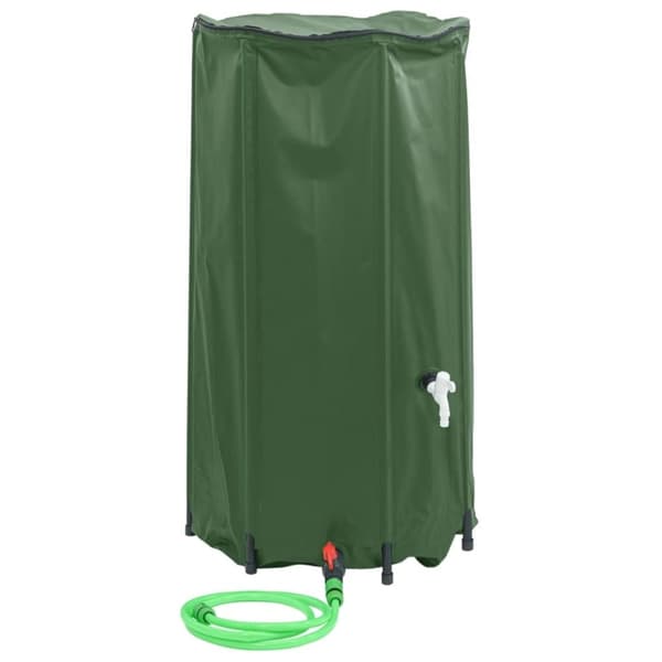vidaXL vandtank med hane sammenfoldelig 100 l PVC