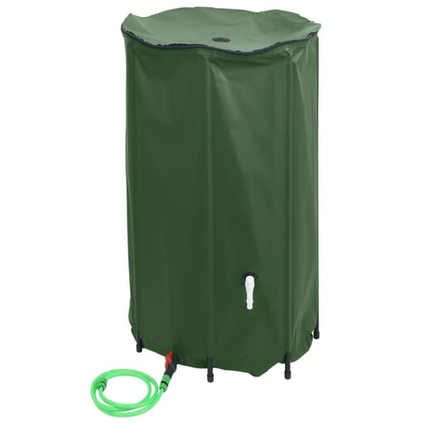 vidaXL vandtank med hane sammenfoldelig 100 l PVC
