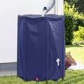 Miniatyrbild 1 av 2: Vattentank med kran vikbar 1350 L PVC