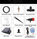 Miniatyrbild 2 av 2: WiFi Solcells Droppbevattningssystem, 10m Slanglängd, Justerbara Dropphuvuden,Justerbar-slang 10He