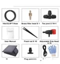 Miniatyrbild 1 av 2: WiFi Solcells Droppbevattningssystem, 10m Slanglängd, Justerbara Dropphuvuden,Justerbar-slang 10He