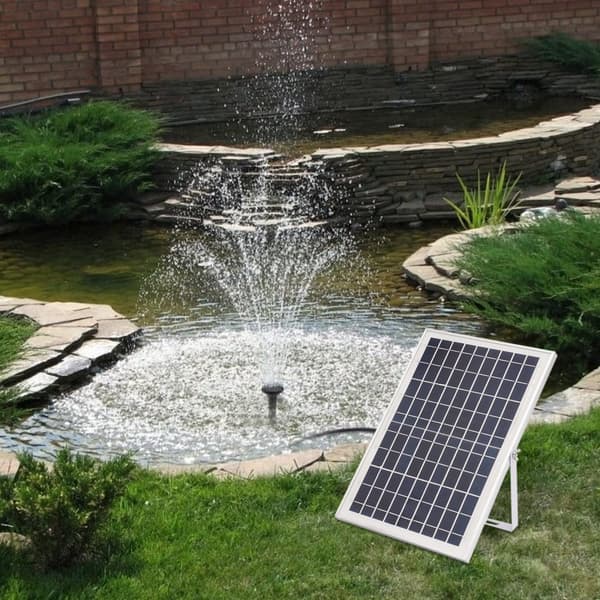 Solstrømspumpe, Effektiv 1000L/t Flow Rate, Vandtæt IP68, Justerbar Vandhøjde