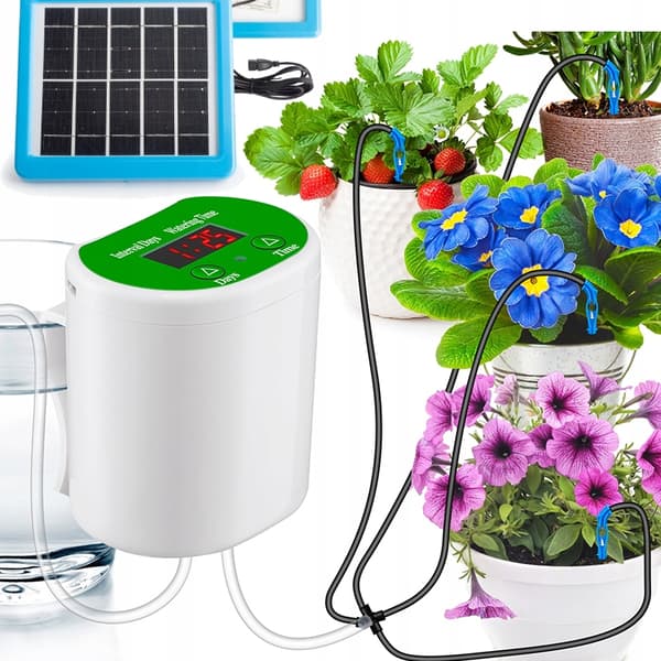 KASTELUSARJA AURINKOENERGIALLA PUMPPU Automaattinen 12 kpl