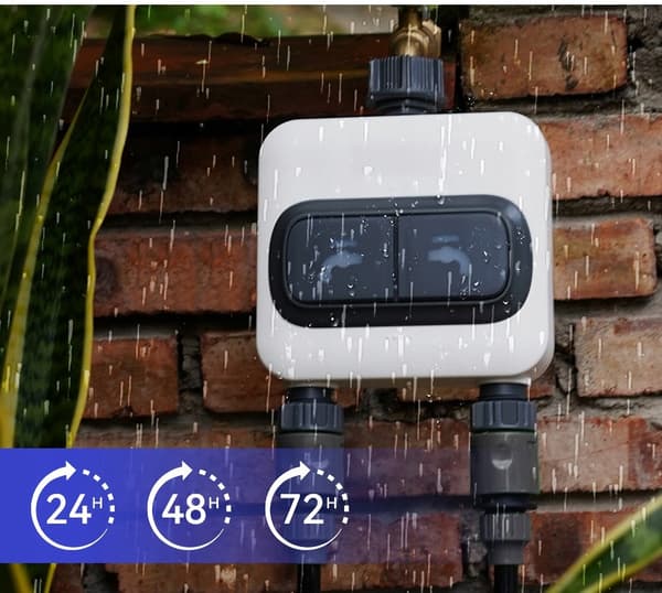 DUBBELKIT TRÄDGÅRDSBEVATTNINGSSYSTEM KONTROLL KONTROLL REGNSENSOR