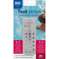 Miniatyrbillede 1 af 5: Teststrimler - BSI - Måling af vandkvalitet - Teststrimler - Pool & Spa - 7 i 1 - 25 strimler