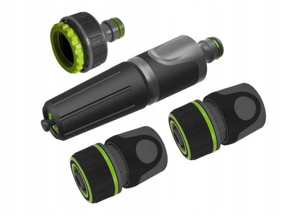 4-delat set med justerbart sprutmunstycke 3/4" ABS TRP