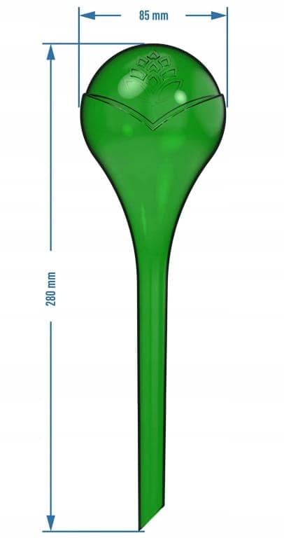 Sæt med 2 vandkugler til blomster 400 ml