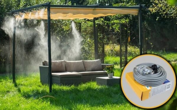 Udendørs vandgardin 15 m havesprinkler