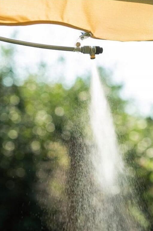 Udendørs vandgardin 15 m havesprinkler