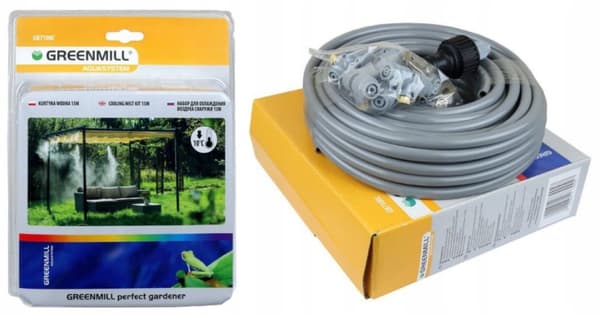 Udendørs vandgardin 15 m havesprinkler
