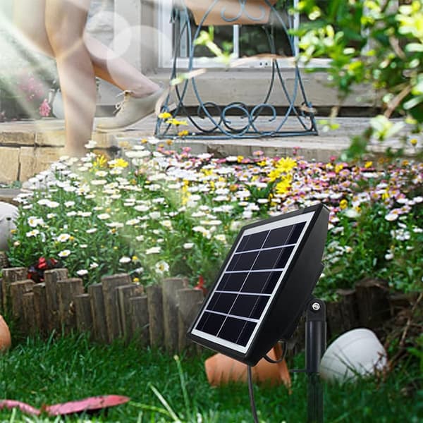 Moorle Dryp vanding solenergi – 15 m slange, automatisk med timer og anti-sifon, perfekt til have, drivhus, potteplanter