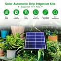 Miniatyrbillede 2 af 9: Moorle Dryp vanding solenergi – 15 m slange, automatisk med timer og anti-sifon, perfekt til have, drivhus, potteplanter