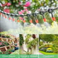 Miniatyrbild 4 av 8: Lollanda 200-Pack Trädgårdsbevattningssystem, droppbevattningssats med 50 m slang, justerbara munstycken, enkel installation