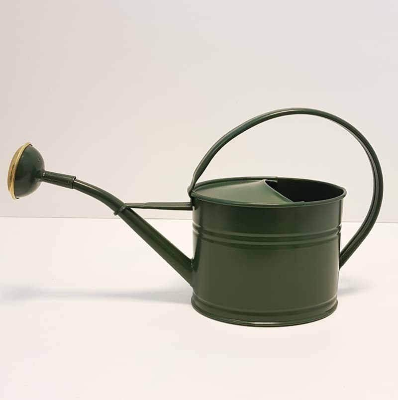 Vattenkanna oval m stril mossgrön 1,7 L