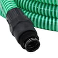 Miniatyrbilde 5 av 7: vidaXL Sugeslange med messingkoblinger grønn 1,1" 10 m PVC