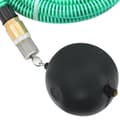 Miniatyrbillede 6 af 8: vidaXL sugeslange med messingkoblinger 1,1" 10 m PVC grøn