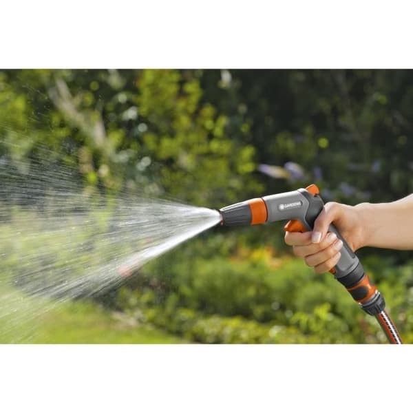 GARDENA Comfort bevattnings- och rengöringspistol - Koncentrerad spray och dimma - Spraylås - 5 års garanti (18301-20)