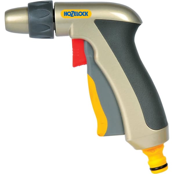 Hozelock Jet Plus Metal Hose Spray Gun Brass/Yellow/Grey One Size