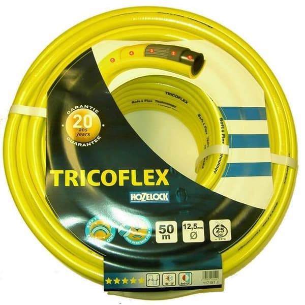 Vattenslang - Sirocco - Tricoflex 00110216 - 50 m - 13 mm - Gul