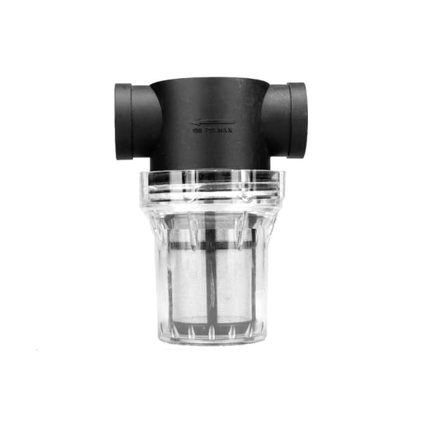 INF Inline vannfilter med 3/4" utvendig gjenge  80 Mesh