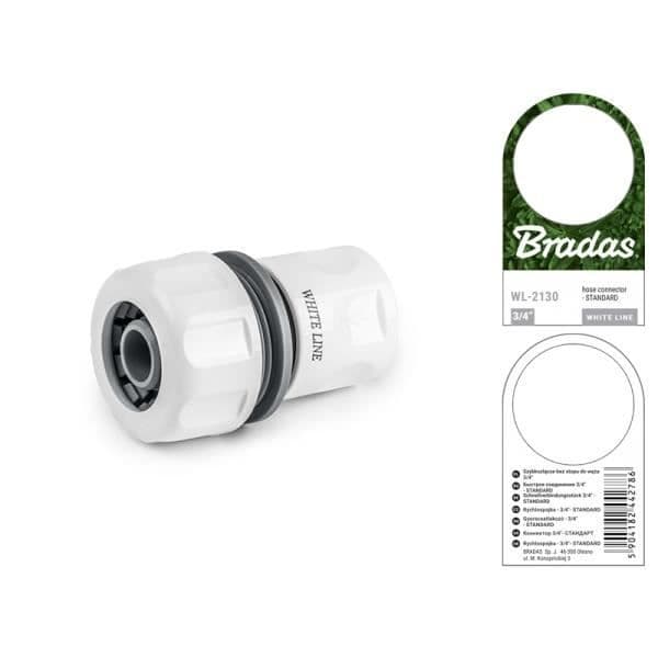 Rörkoppling - BRADAS - BLF25 WL 2130 - Vit - Droppbevattning - 30 m