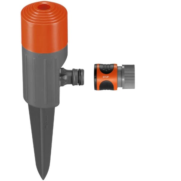 GARDENA Fox Classic Sprinkler – Max yta 100m² – 360° liten yta vattning – Max räckvidd 11m – 5 års garanti (1951-20)